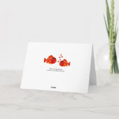 Carte Le jour de mère drôle de bande dessinée d'amour de (Dos)