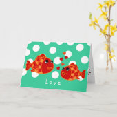 Carte Le jour de mère drôle de bande dessinée d'amour de (Fleur jaune)