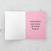 Carte Le jour de mère du chien -- Votre photo (Intérieur)