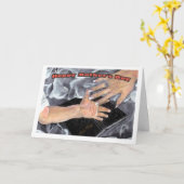 Carte Le jour de mère du mari (Fleur jaune)