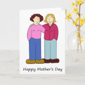 Carte Le jour de mère gai (Fleur jaune)