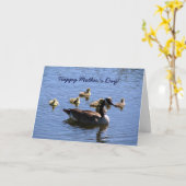 Carte Le jour de mère heureux (Fleur jaune)