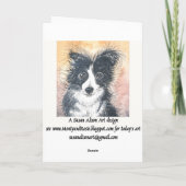 Carte Le jour de mère heureux (Dos)