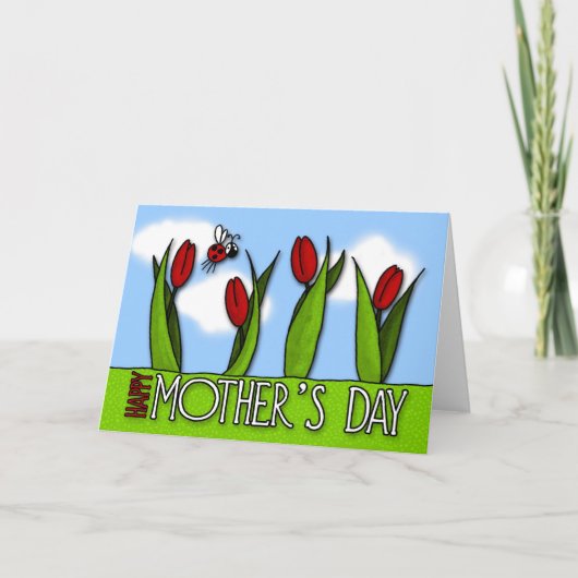 Carte Le jour de mère heureux (Devant)