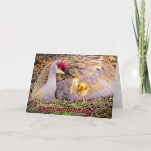 Carte Le jour de mère heureux ! (Devant)