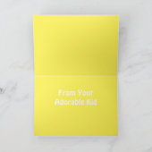 Carte Le jour de mère heureux de votre enfant préféré (Intérieur)