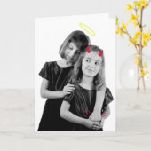 Carte Le jour de mère : Le bien et le mal (Fleur jaune)