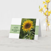 Carte Le jour de mère pour tante Superb Sunflower Card (Fleur jaune)