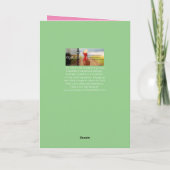 Carte Le jour de mère rose lilas (Dos)