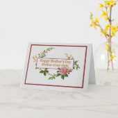 Carte Le jour de mères pour la mère de mon enfant, cru (Fleur jaune)