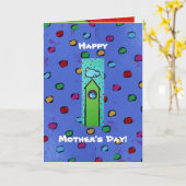 Carte Le Jour de Mother (Fleur jaune)