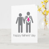 Carte Le jour de pères heureux ! (Fleur jaune)