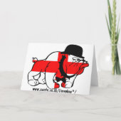 Carte Le jour de St George (Dos)