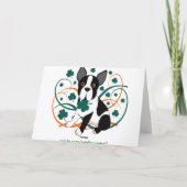 Carte Le jour de St Patrick heureux (Dos)