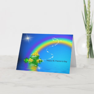 Carte Le jour de St Patrick - pot d'or