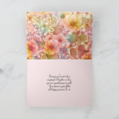 Carte Le jour de Summer Cosmos pour Daughter-in-law (Intérieur)