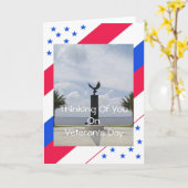 Carte Le jour de vétéran (Fleur jaune)