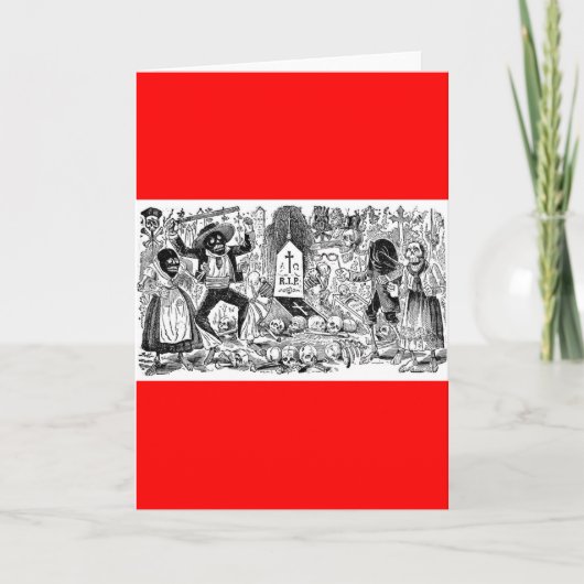 Carte Le jour des morts, le Mexique. Circa 1900's tôt (Devant)