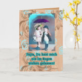 Carte Le Jour des Pères (Fleur jaune)