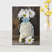 Carte Le Jour du Birthbag (Fleur jaune)