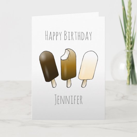 Carte Le Jour du Birthday (Devant)