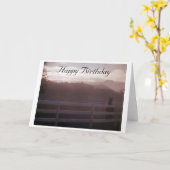 CARTE "LE JOUR DU CHEVAL POUR DUSQUER PENDANT VOTRE JOUR (Fleur jaune)