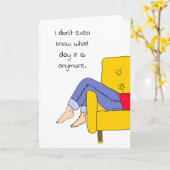 Carte Le Jour du Don't Know (Fleur jaune)