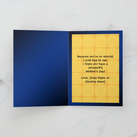 Carte Le Jour du Greeting (Intérieur)