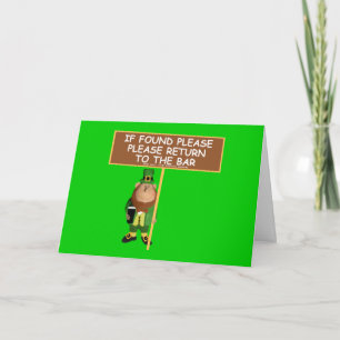 Carte Le jour du paddy drôle de St