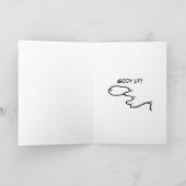 Carte Le jour du type heureux, papa ! (Intérieur)