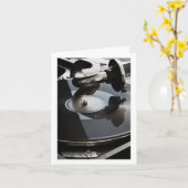 CARTE LE **JOUR LE PLUS SUCRÉ** DANSONS À NOTRE STÉRÉO (Fleur jaune)