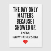 Carte Le Jour N'a d'Importance Que Parce Que Je Su (Devant)