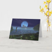 Carte Le joyau bleu, par Steven Vincent Johnson (Fleur jaune)