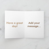 Carte Le joyeux 30ème anniversaire ajoutent… les bruns (Intérieur)