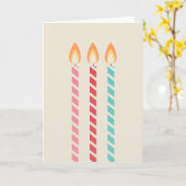 Carte Le joyeux anniversaire de filles mire des (Fleur jaune)