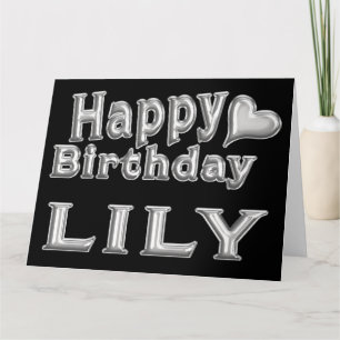 Carte Le Joyeux anniversaire de Lily Birthday