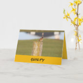 Carte Le joyeux anniversaire un oiseau m'a indiqué qu'il (Fleur jaune)