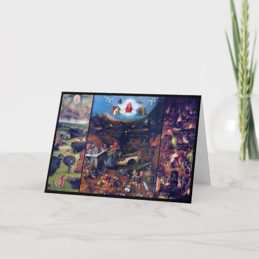 Carte Le jugement Dernier, Bosch (Devant)