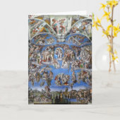 Carte Le Jugement dernier - Chapelle Sixtine, Cité du Va (Fleur jaune)