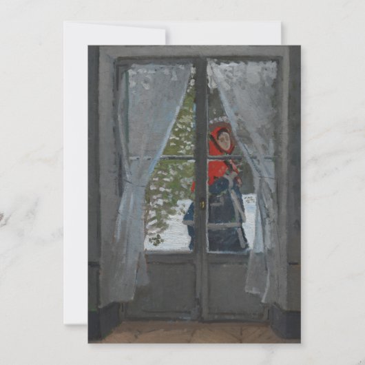 Carte Le Kerchief rouge | CLAUDE MONET (Devant)
