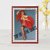 Carte Le Kitsch Bitsch : Graduation ! (Fleur jaune)