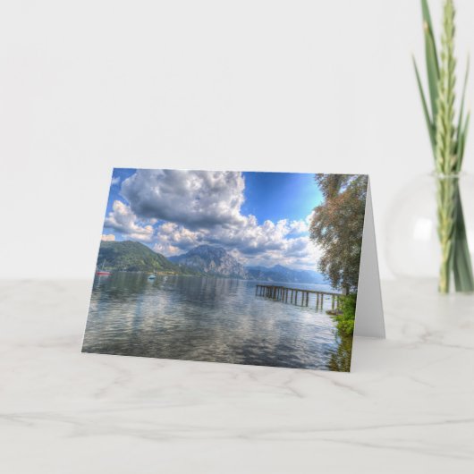 Carte Le lac Altmunster Autriche (Devant)