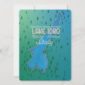 Carte Le lac Idro Italie affiche voyage (Dos)