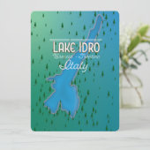 Carte Le lac Idro Italie affiche voyage (Debout devant)