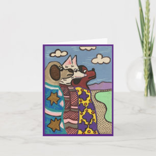 Carte Le lac Salt, les chiens, l'art indien