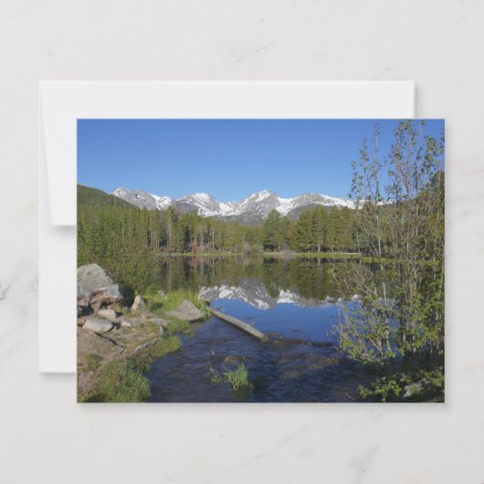 Carte Le lac Sprague II du parc national Rocky Mountain (Devant)