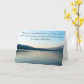 Carte Le lac Sympathy (Fleur jaune)