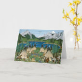 Carte Le lac Wallowa de ~ de Nez Perce (Fleur jaune)