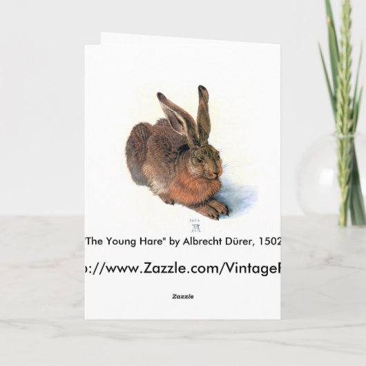 Carte : Le lapin (Dos)