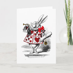 Carte Le lapin blanc